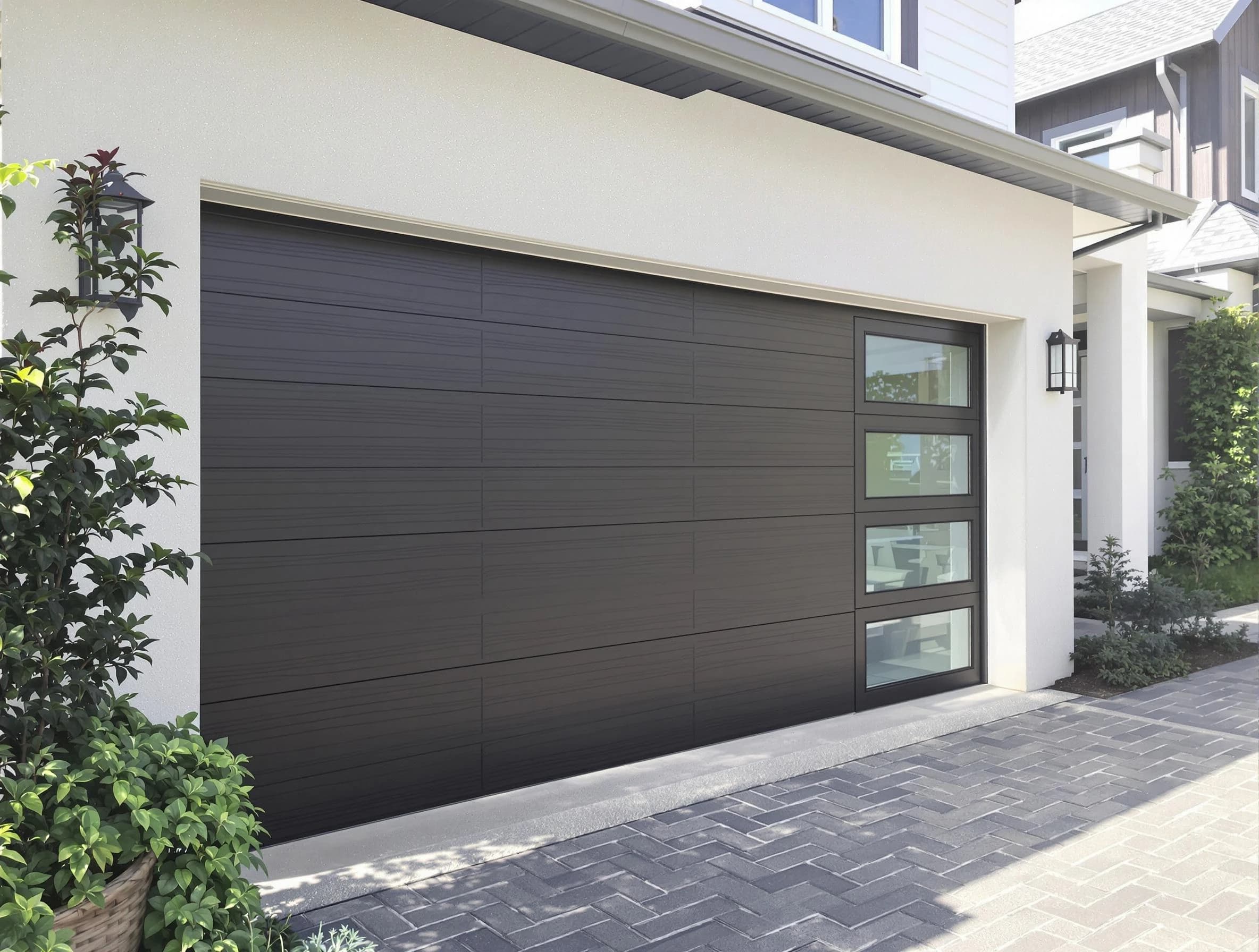 Custom garage door installation by Lone Tree Garage Door Repair in Lone Tree