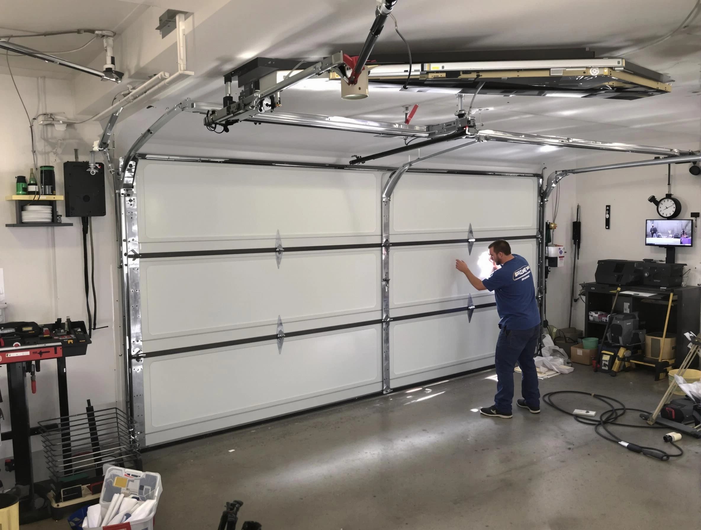 Professional garage door repair service by Lone Tree Garage Door Repair in Lone Tree