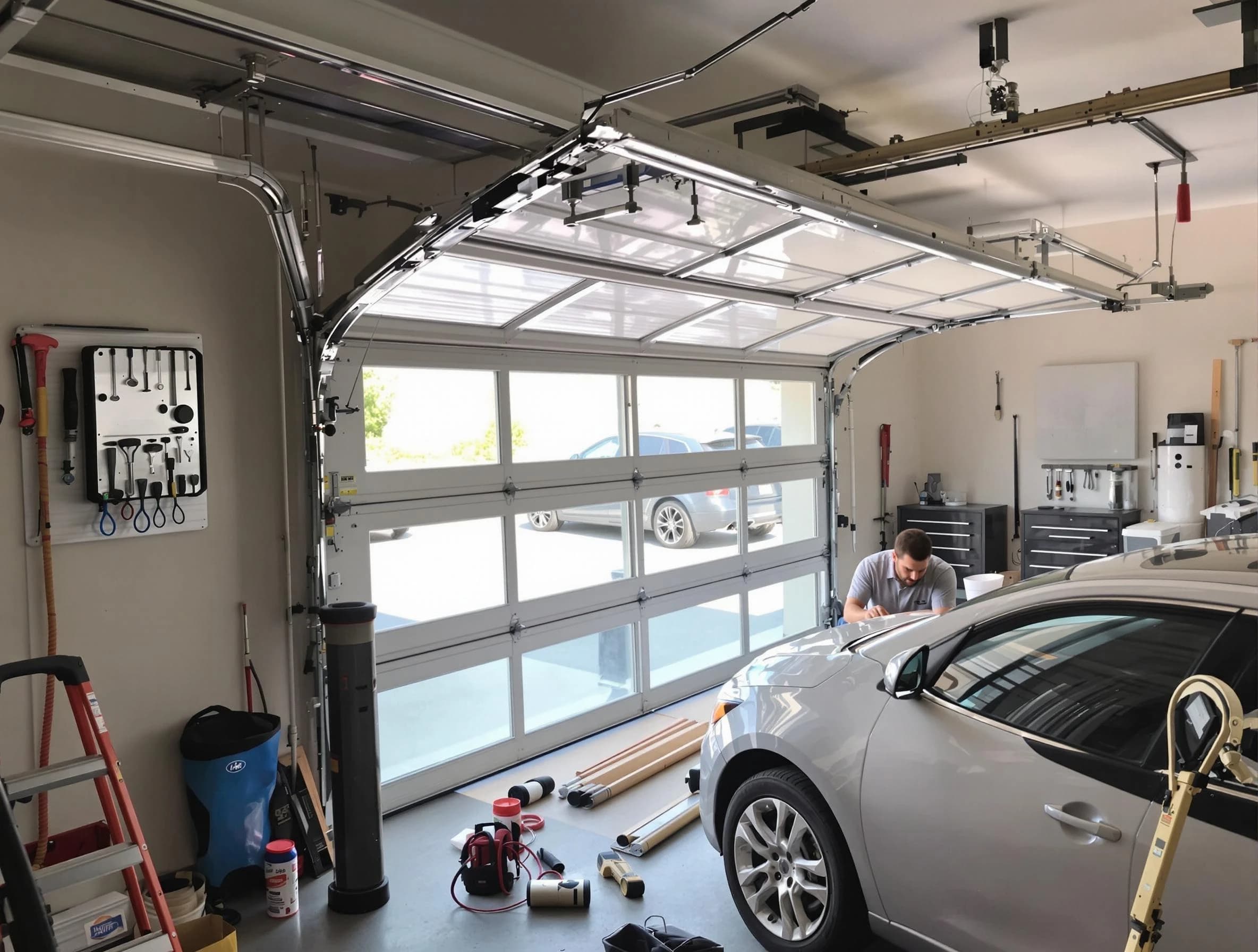 Garage door noise reduction service by Lone Tree Garage Door Repair in Lone Tree