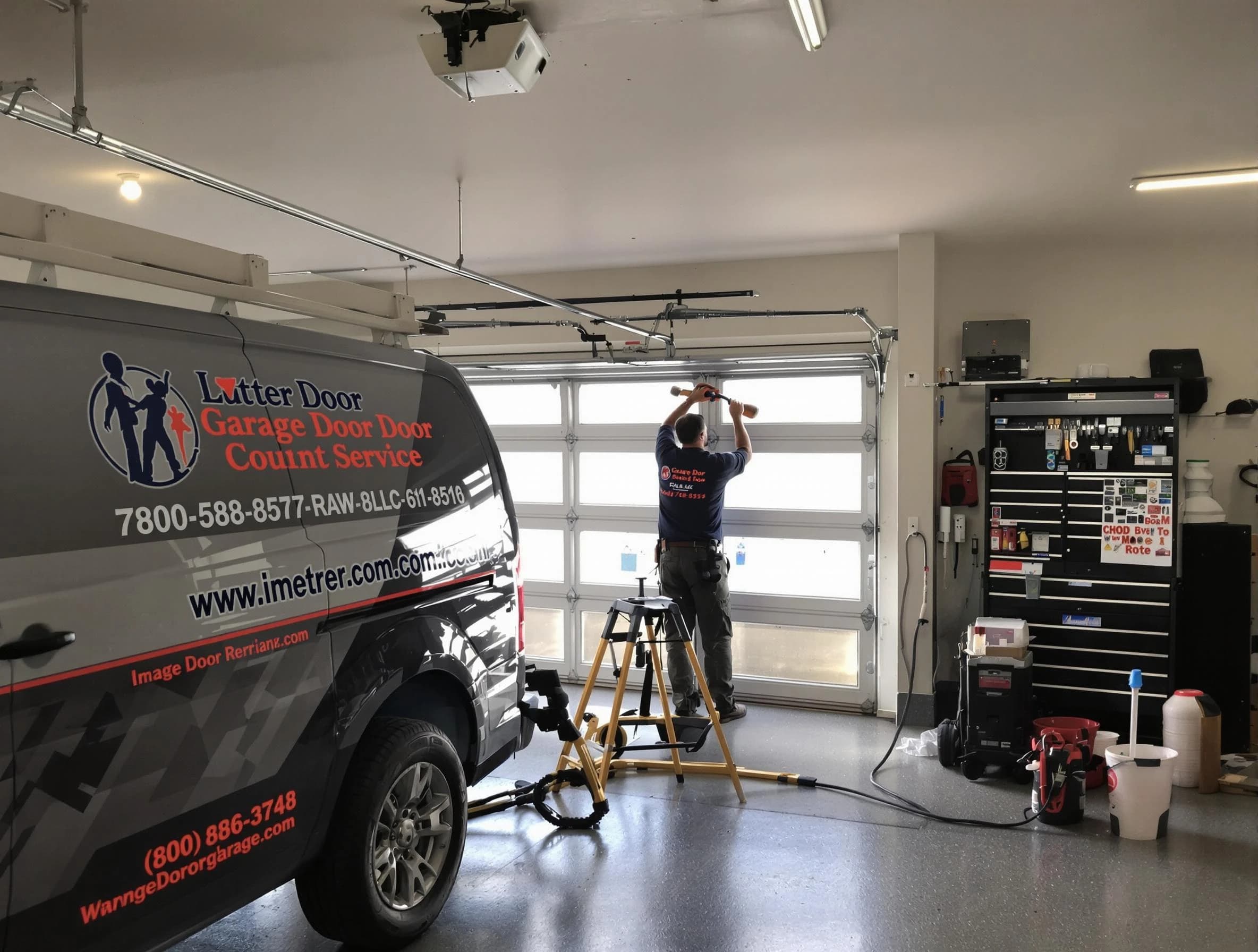 Lone Tree Garage Door Repair rapid response team performing same-day repair in Lone Tree
