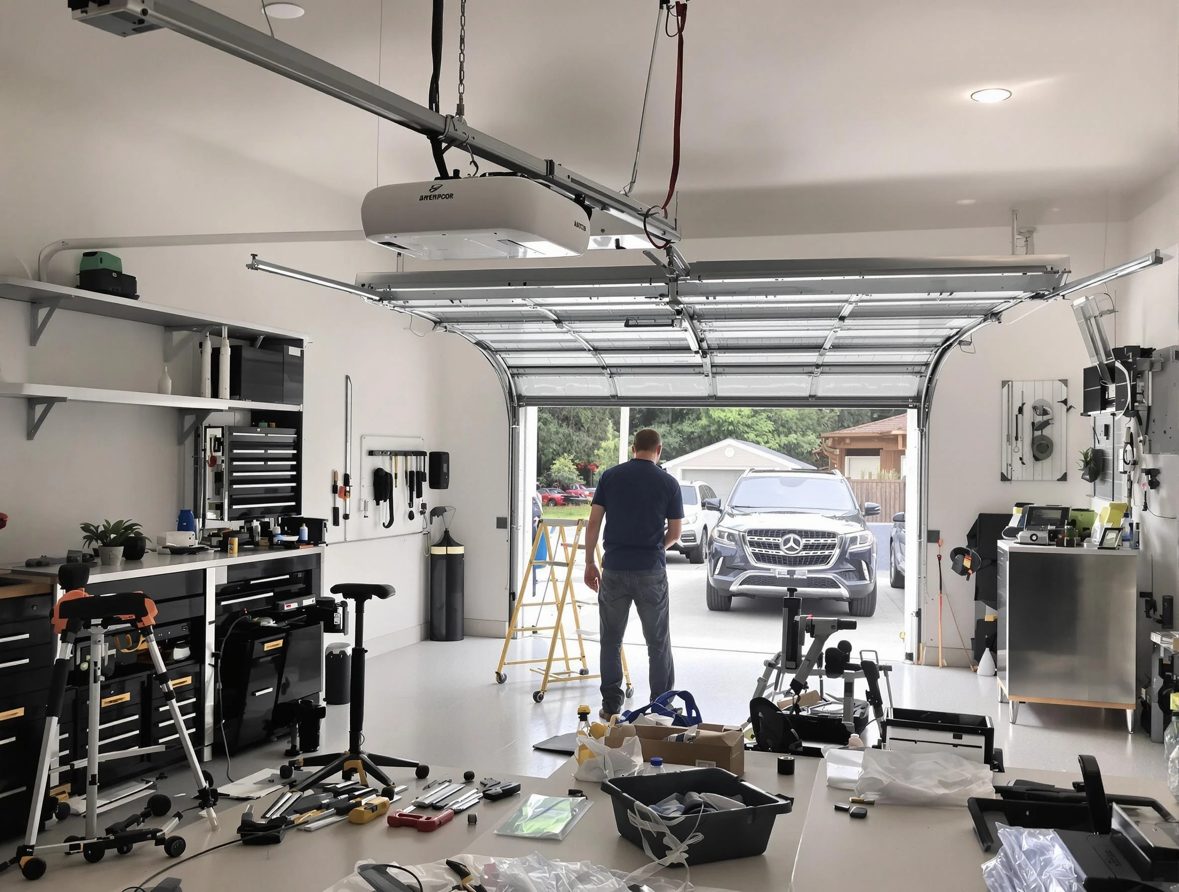 Garage door opener installation by Lone Tree Garage Door Repair in Lone Tree