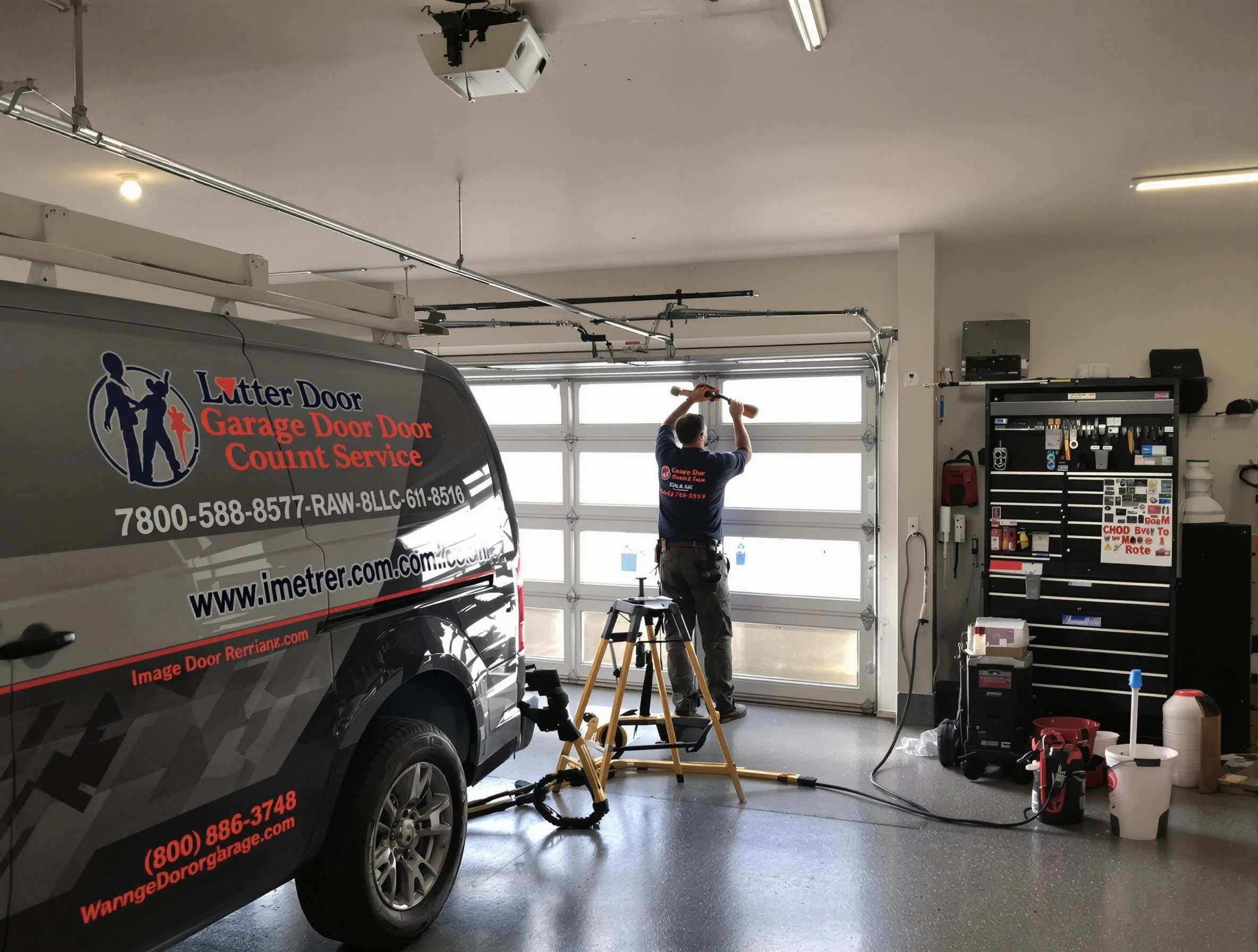 Lone Tree Garage Door Repair rapid response team performing same-day repair in Lone Tree